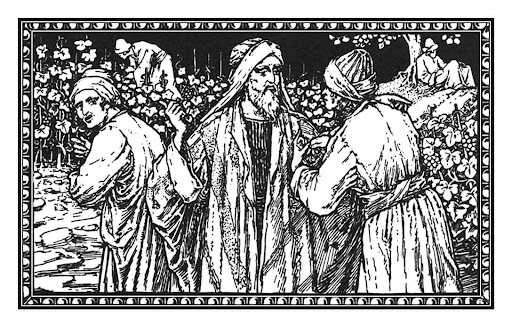 Image reflecting the parable of the vineyard